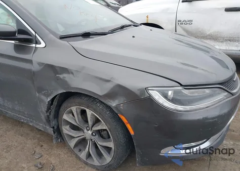 2015 Chrysler 200 C из США, поврежденный, VIN 1C3CCCCG4FN525920